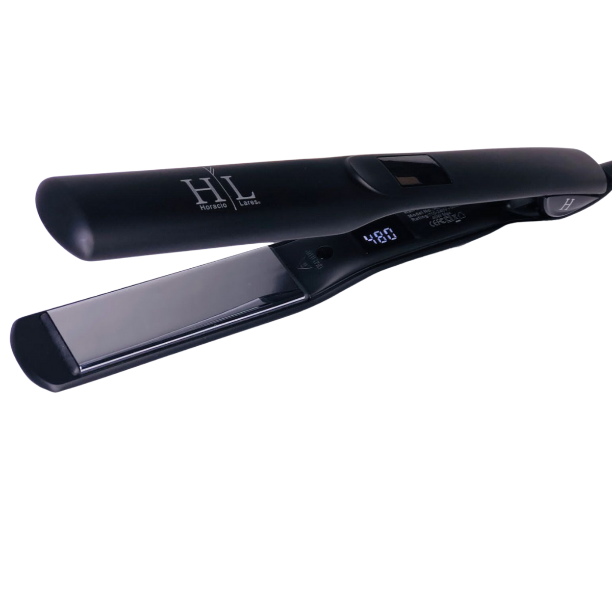 Plancha De Cabello Horacio Lares 480f Keratin Negra 1.25"