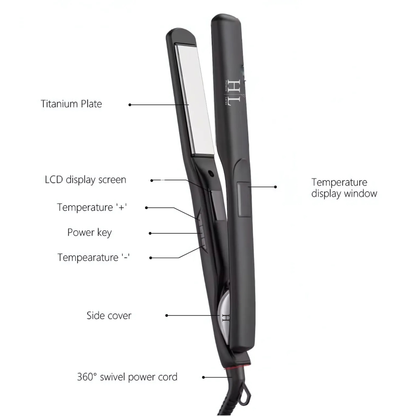 Plancha de cabello 1.25" HL Horacio Lares Keratin 480